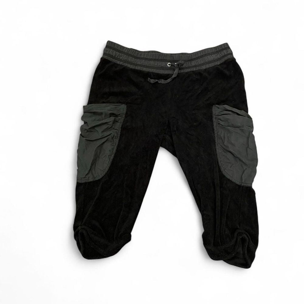 Juicy Couture y2k jogger bermuda shorts black cargo S vintage velour